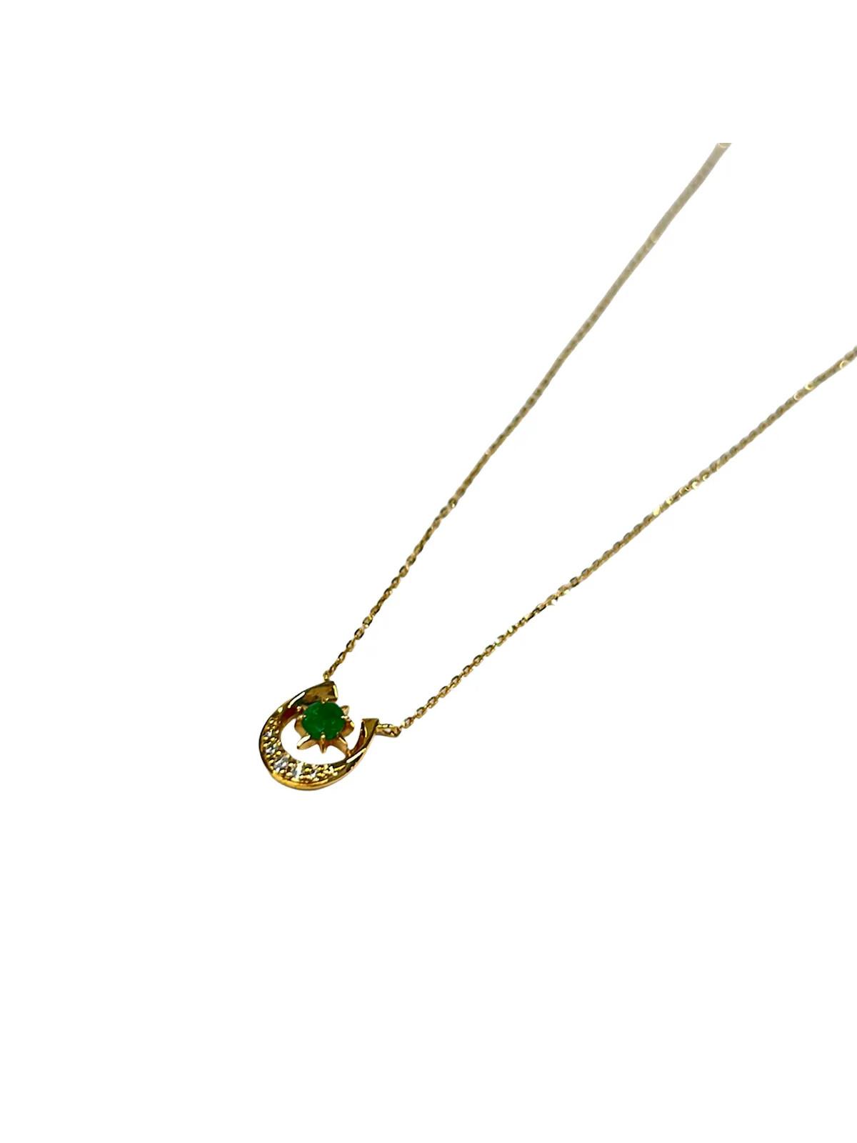 Star Jewelry 18k Yellow Gold Green 278549s64b